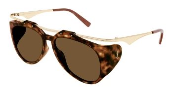 Saint Laurent SL M137 AMELIA style-color Havana/GOLD 002 / BROWN Lens