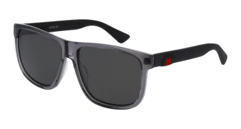Gucci GG0010S style-color Grey/BLACK 004 / Grey Lens