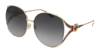 Gucci GG0225S style-color Gold 001 / GREY Lens