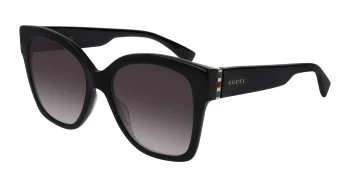 Gucci GG0459S style-color Black/GOLD 001 / GREY Lens