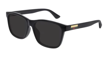 Gucci GG0746SA ASIAN FIT style-color Black 001 / GREY Lens