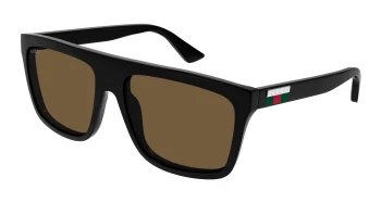 Gucci GG0748S style-color Black 002 / BROWN Lens