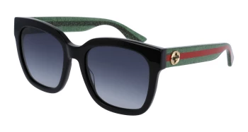 Gucci GG0034SN style-color Black/GREEN 002 / GREY Lens