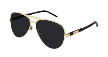 Gucci GG1163S style-color Gold/HAVANA 001 / GREY Lens