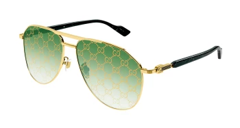 Gucci GG1220S style-color Gold 004 / GREEN Lens