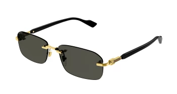 Gucci GG1221S style-color Gold/BLACK 001 / GREY Lens