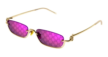 Gucci GG1278S style-color Gold 005 / VIOLET Lens