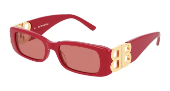 Balenciaga BB0096S style-color Red/GOLD 003 / RED Lens