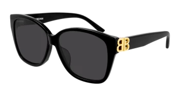 Balenciaga BB0135SA style-color Black/GOLD 001 / GREY Lens