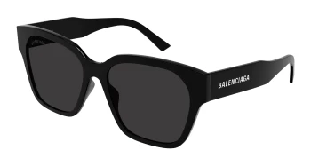 Balenciaga BB0215SA ASIAN FIT style-color Black 001 / GREY Lens