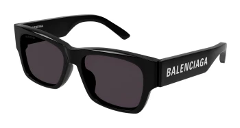 Balenciaga BB0262SA ASIAN FIT style-color Black 001 / GREY Lens