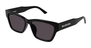 Balenciaga BB0307SA ASIAN FIT style-color Black 001 / GREY Lens