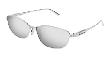 Balenciaga BB0357SA ASIAN FIT style-color Silver 002 / SILVER Lens