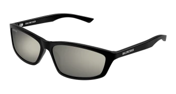 Balenciaga BB0401S style-color Black 002 / WHITE Lens