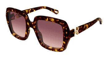 Chlo&eacute; CH0301S style-color Havana 002 / RED Lens