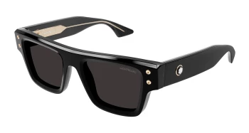 Montblanc MB0253S style-color Black 001 / SMOKE Lens