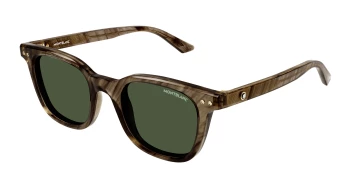 Montblanc MB0320S style-color Brown 003 / GREEN Lens