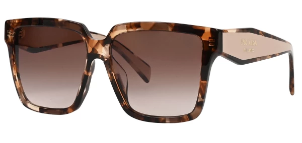 Prada Black/Tortoise shell Sunglasses with gradient brown lenses Prada - PR B05S Sunglasses | Specs Collective main image 3