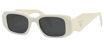 Prada PR 17WS style-color 1425S0 Talc / Dark Grey Lens