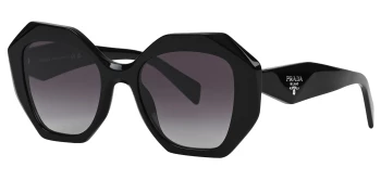 Prada PR 16WS style-color 1AB5D1 Black / Grey Gradient Lens