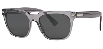 Prada PR 04YS style-color 08U08G Transparent Grey / Polarized Black Lens