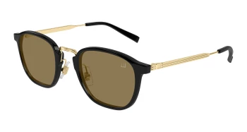 Dunhill DU0105SA ASIAN FIT style-color Black/GOLD 001 / BROWN Lens