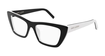 Saint Laurent SL 276 MICA OPT style-color Black/WHITE 009