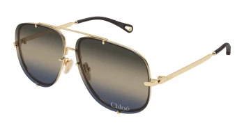 Chlo&eacute; CH0348S style-color Gold 005 / BLUE Lens
