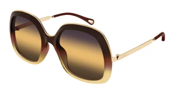 Chlo&eacute; CH0327S style-color Brown/GOLD 003 / YELLOW Lens
