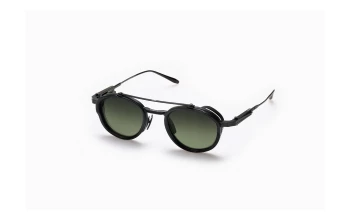 Akoni INFINITY style-color Matte Black W / Black Rhodium / Dark Grey to Olive Lens
