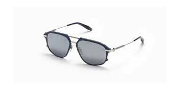 Akoni ICARUS style-color Matte Navy / Silver Flash Mirror AR  Anti-Reflective Lens