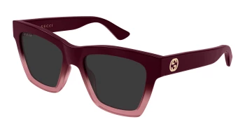 Gucci GG1714S style-color Burgundy/RED 008 / GREY Lens