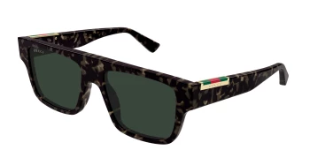 Gucci GG1960S style-color Havana 004 / GREEN Lens