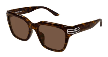 Balenciaga BB0433SK style-color Havana 002 / BROWN Lens