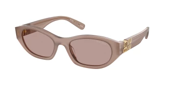 Miu Miu MU A03S style-color 28L20I Grey / Light Purple Brown Lens