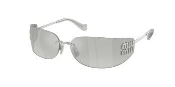 Miu Miu MU A51S style-color 1BC10Y Silver / Gray Mirror Silver Gradient Lens