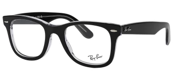 Ray-Ban RX4340V WAYFARER style-color 2034 Black On Transparent
