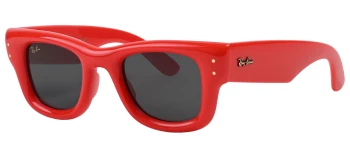 Ray-Ban RB4940 WAYFARER PUFFER 0RB4940 style-color 683187 Red / Ultra Black Lens