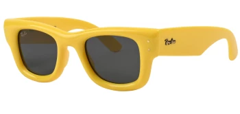 Ray-Ban RB4940 WAYFARER PUFFER 0RB4940 style-color 683087 Yellow / Ultra Black Lens
