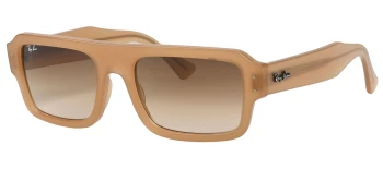 Ray-Ban RB4454 LUKAS 0RB4454 style-color 680651 Transparent Beige / Clear Gradient Brown Lens