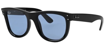Ray-Ban RBR0502S WAYFARER REVERSE 0RBR0502S style-color 667772 Black / Light Blue Lens