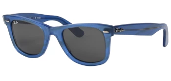 Ray-Ban RB2140 WAYFARER style-color 1409B1 Photo Striped Blue / Dark Grey Lens