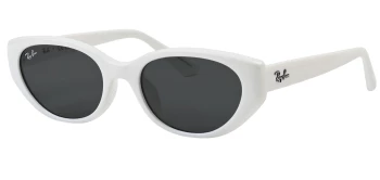 Ray-Ban RB4457D style-color 677287 White / Dark Grey Lens