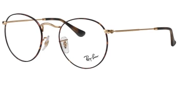 Ray-Ban RX3447V ROUND METAL style-color 3188 Matte Havana On Matte Arista Gold