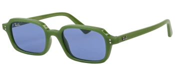 Ray-Ban RB4455 ZURI 0RB4455 style-color 681080 Cloudy Jungle Green / Blue Lens