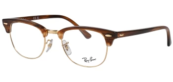 Ray-Ban RX5154 CLUBMASTER style-color 8375 Striped Brown