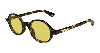 Bottega Veneta BV1430S style-color Havana 002 / YELLOW Lens
