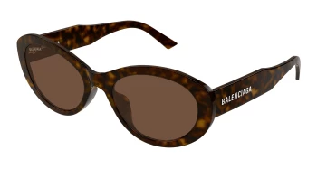 Balenciaga BB0446S style-color Havana 002 / BROWN Lens