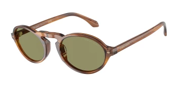 Giorgio Armani AR8219U style-color 616314 Striped Honey / Green Lens