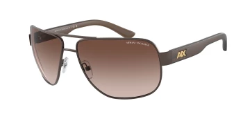 Armani Exchange AX2012S style-color 605813 Matte Brown / Gradient Brown Lens